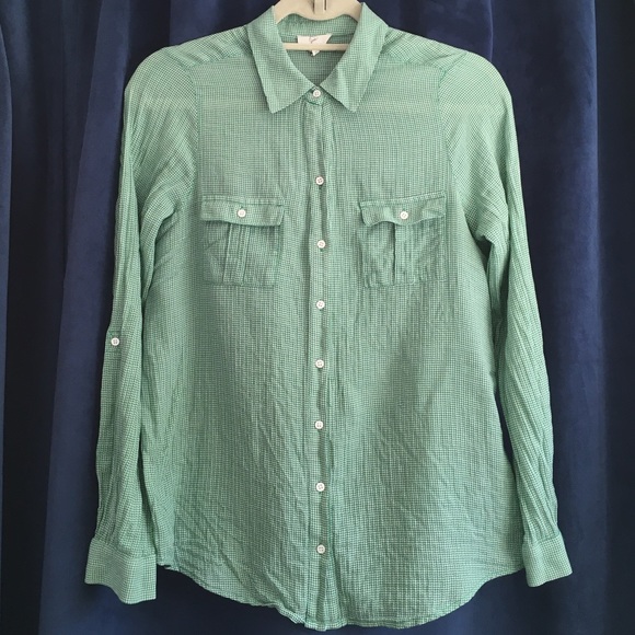 Joie | Mini Houndstooth Button-Down - Picture 3 of 8